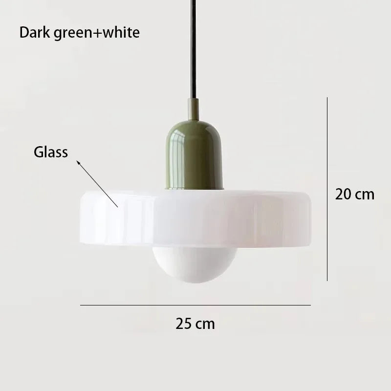 Nordic Retro Glass Pendant Lamp