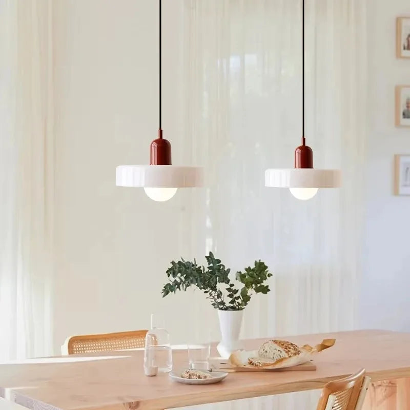 Nordic Retro Glass Pendant Lamp