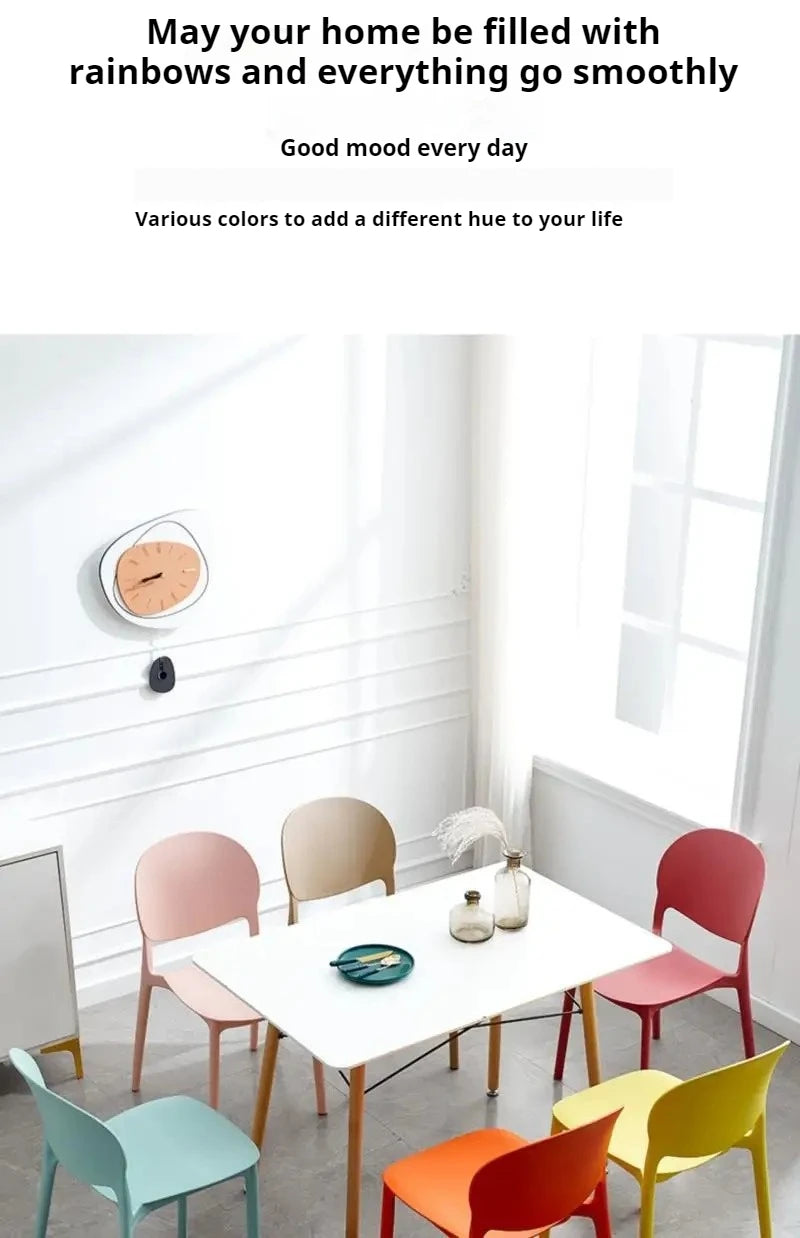 Foldable Nordic Dining Chair