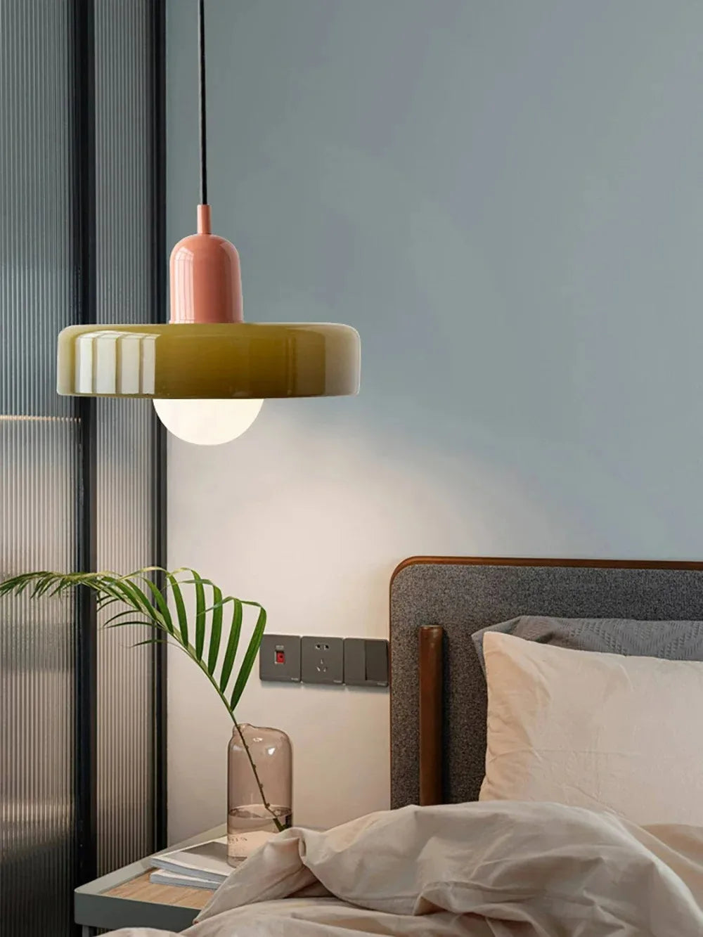 Nordic Retro Glass Pendant Lamp