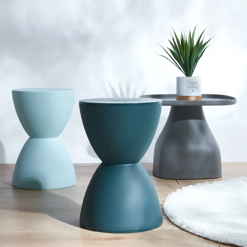 Prince stool Nordic plastic round stool fashionable simple low stool simple modern
