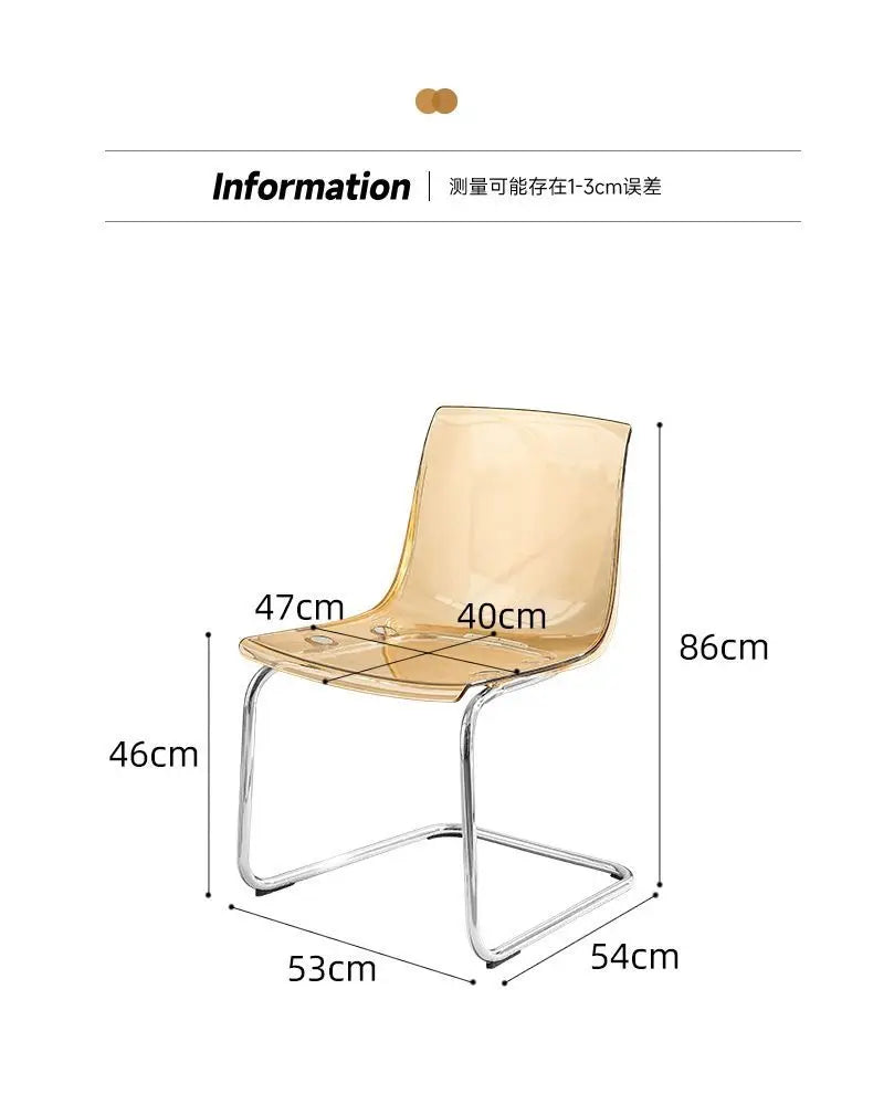Nordic Acrylic Dining Chairs