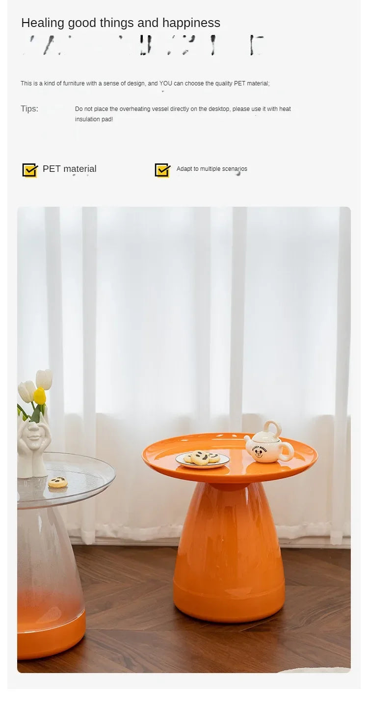 Nordic Round Bedside Table