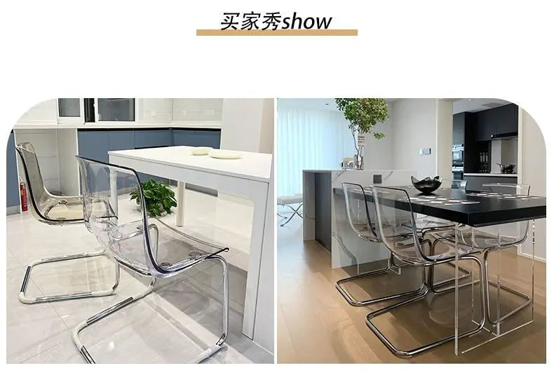 Nordic Acrylic Dining Chairs