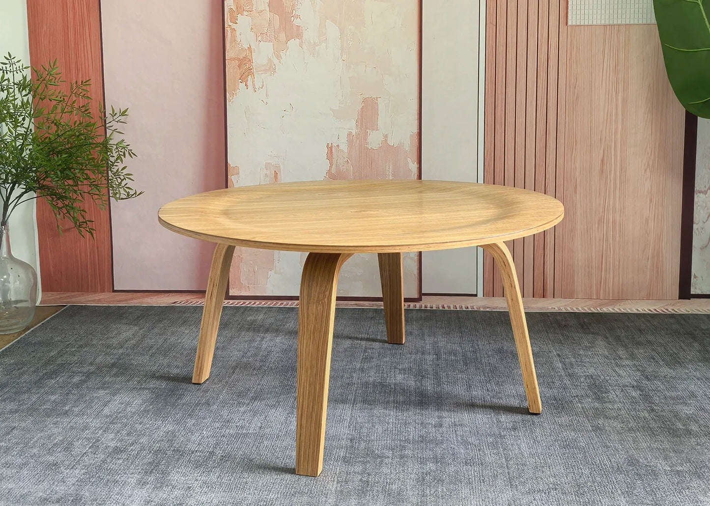 Ash Eames Curved Coffee Table