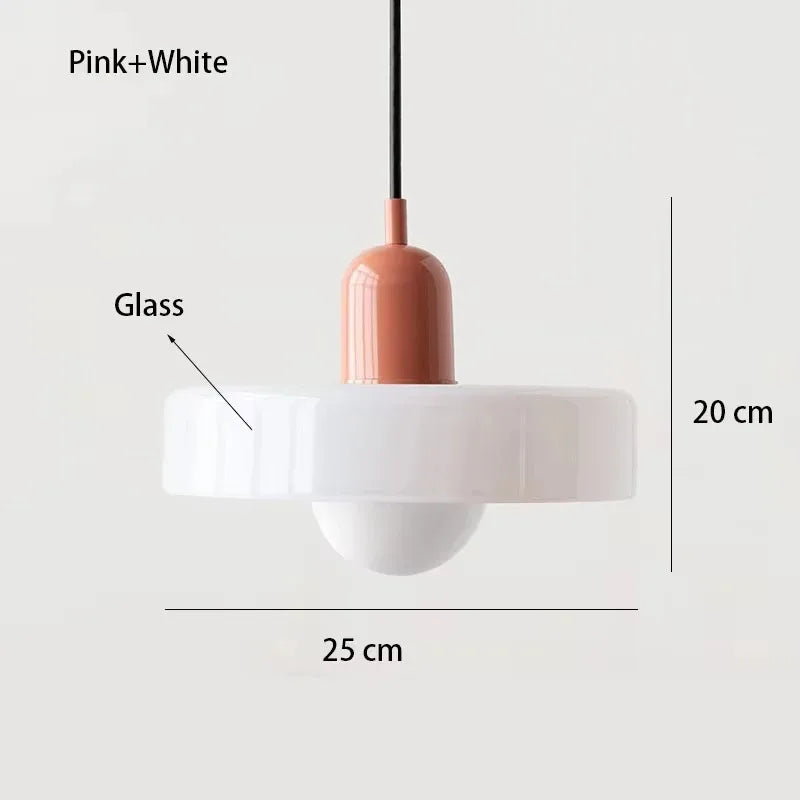 Nordic Retro Glass Pendant Lamp