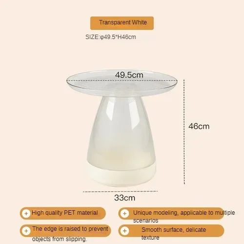 Nordic Round Bedside Table