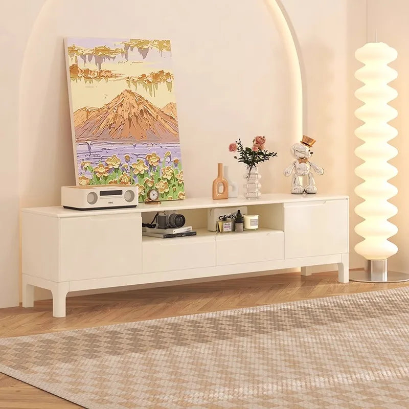 Dark Brown Wooden TV Stand