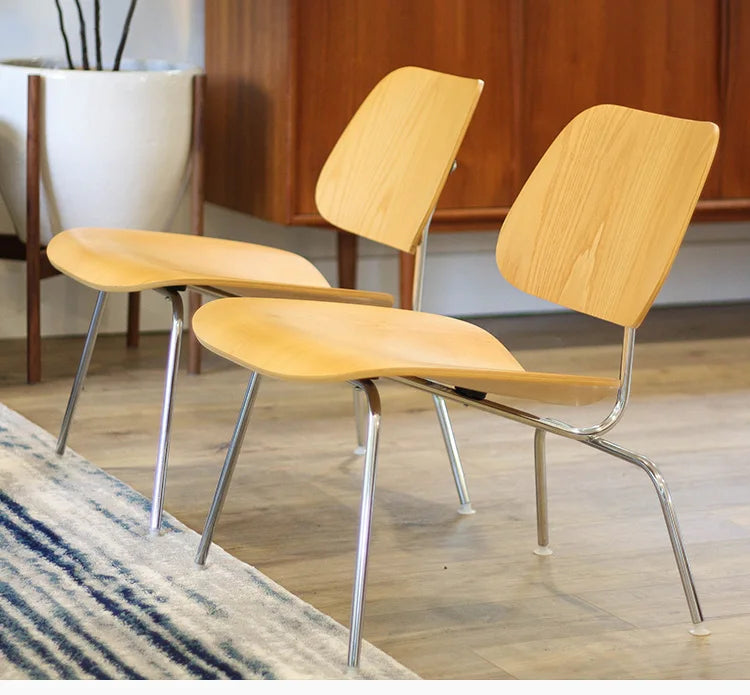 Eames-Style Plywood Lounge Chair