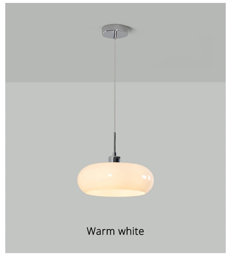 Orange Glass Pendant Light