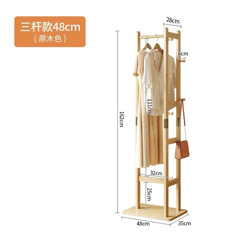 Nordic Wooden Coat Stand