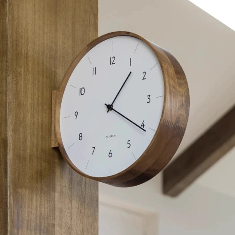 Japanese-Style Double-Sided Wall Clock
