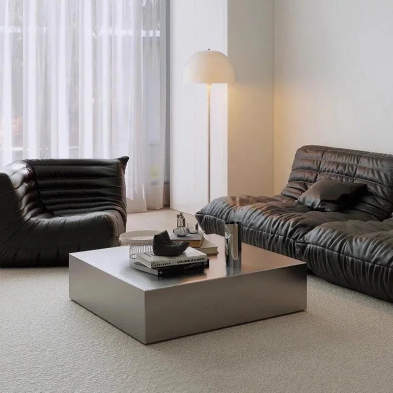 Square Industrial Coffee Table