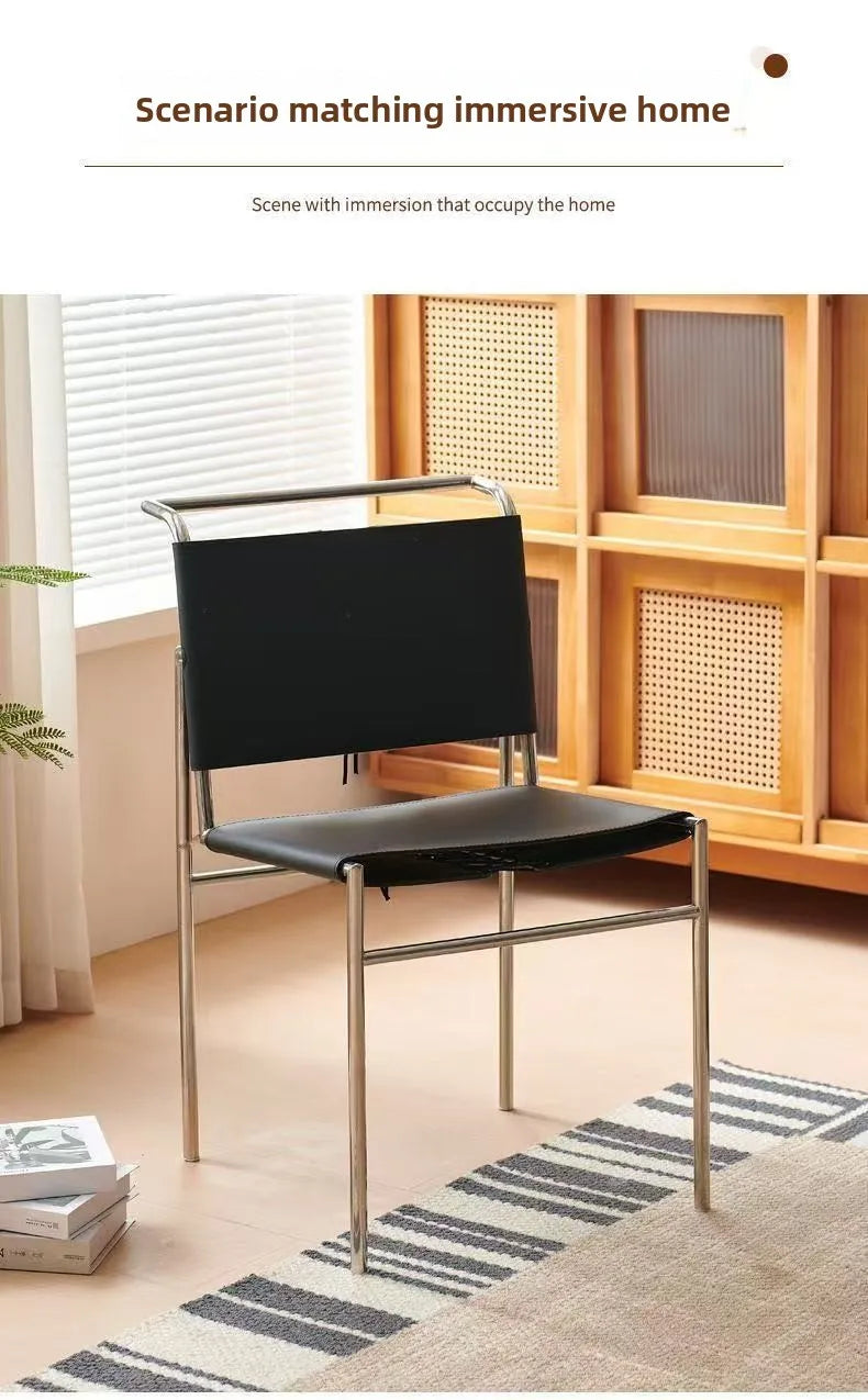 Italian Leather Dining Chair