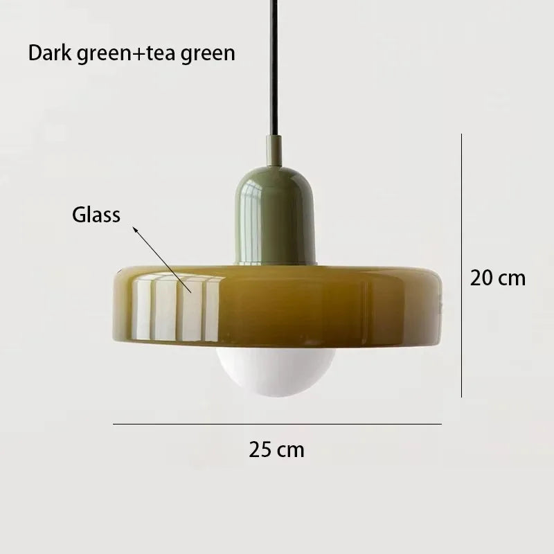 Nordic Retro Glass Pendant Lamp