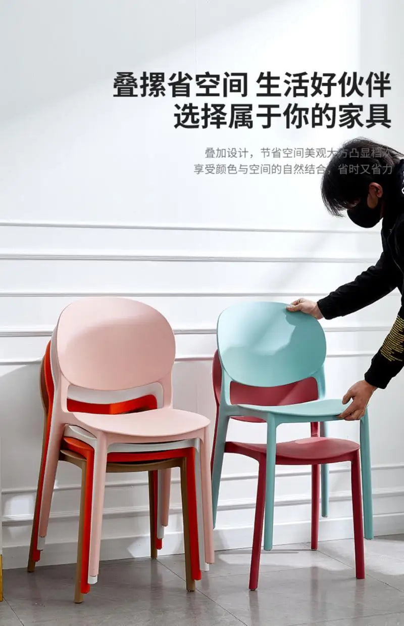 Foldable Nordic Dining Chair
