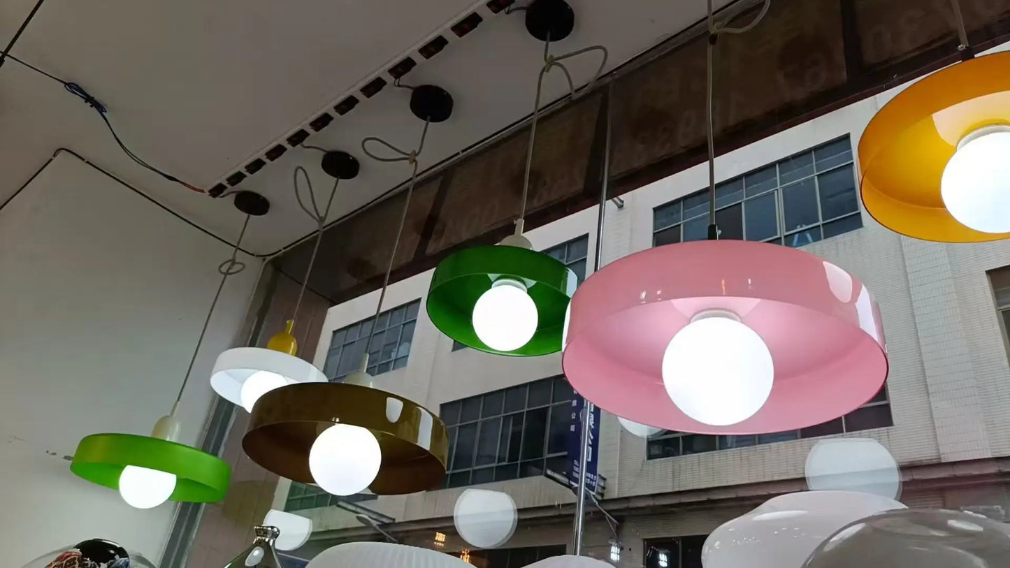 Nordic Retro Glass Pendant Lamp