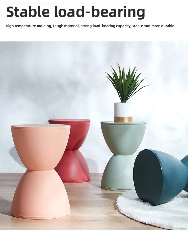 Prince stool Nordic plastic round stool fashionable simple low stool simple modern