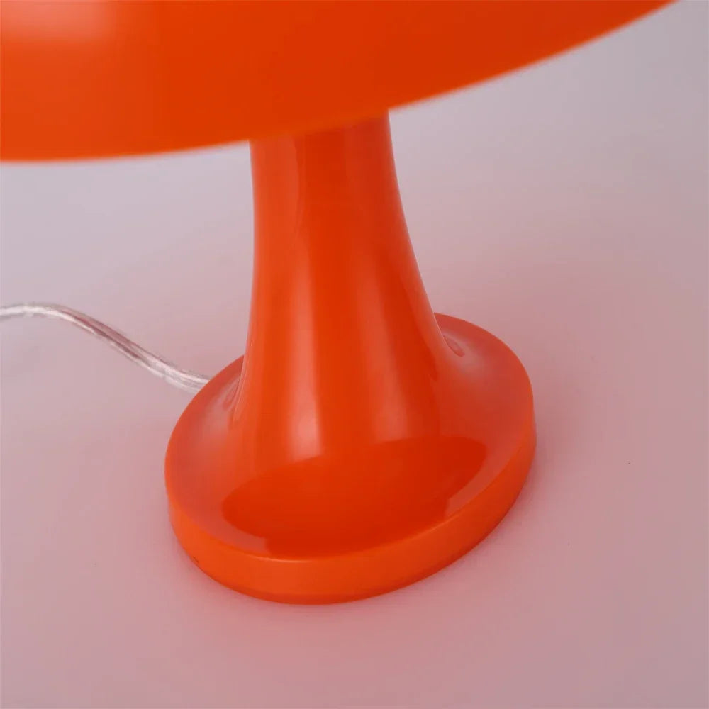 Orange Danish Mushroom Lamp