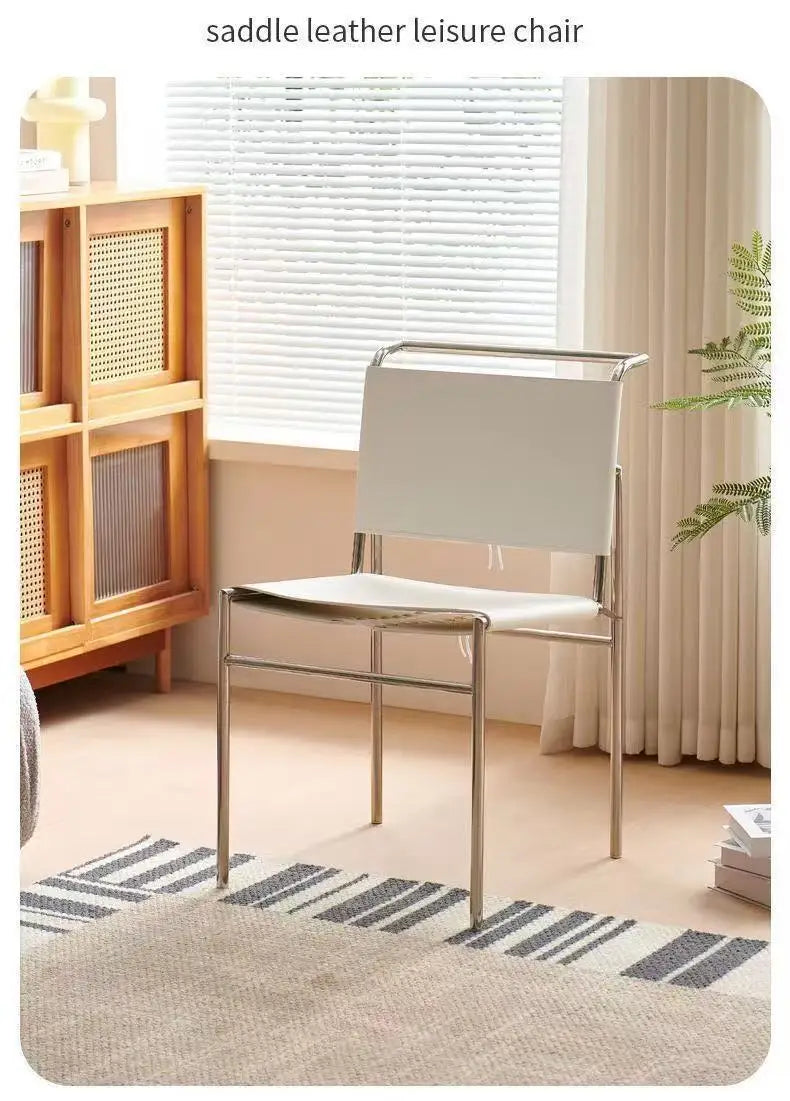 Italian Leather Dining Chair