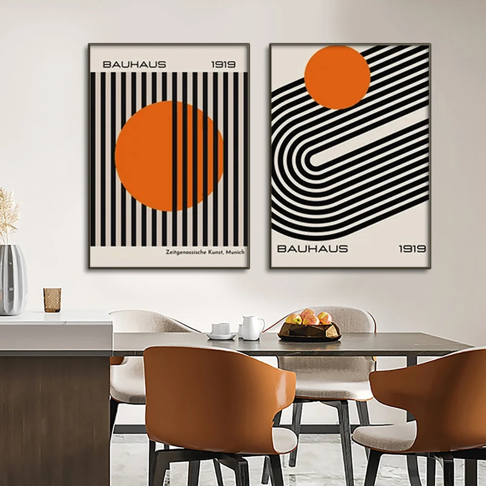 Bauhaus Geometric Wall Art