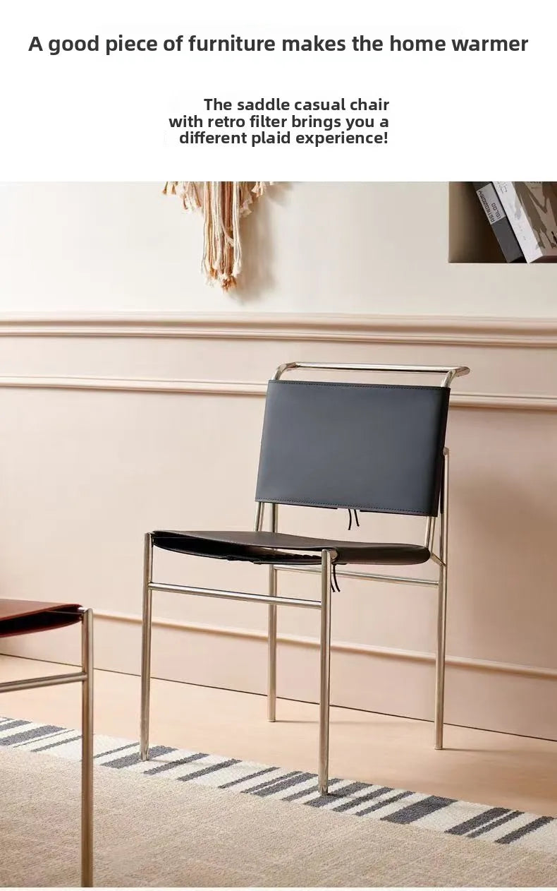Italian Leather Dining Chair