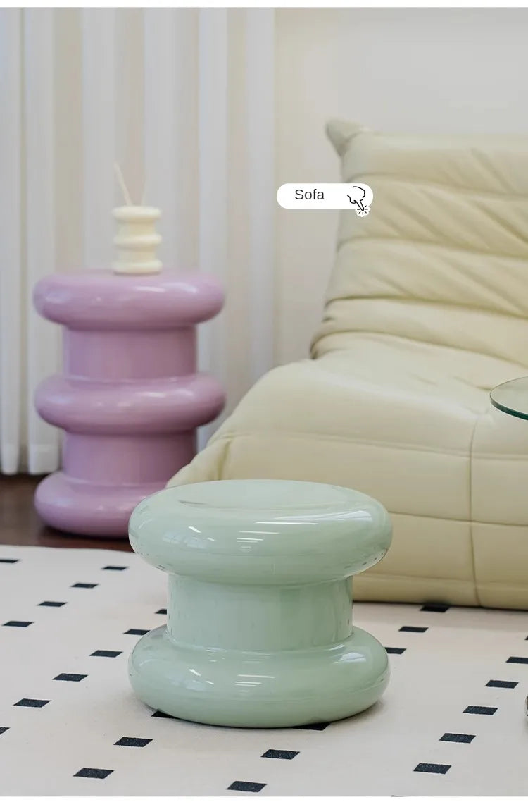 Nordic Minimalist Low Stool