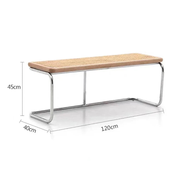 Nordic Rattan Bench