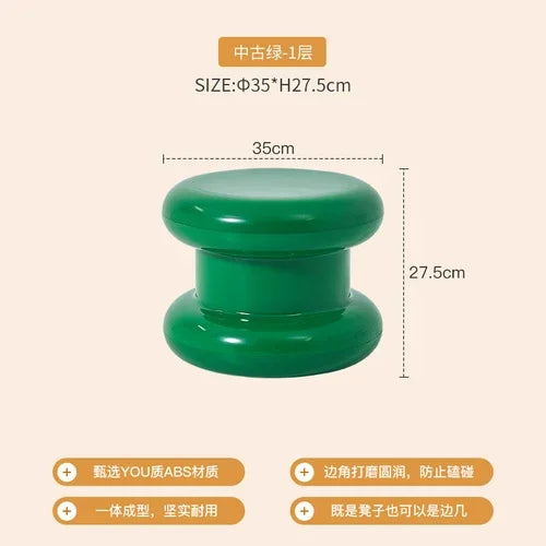 Nordic Minimalist Low Stool