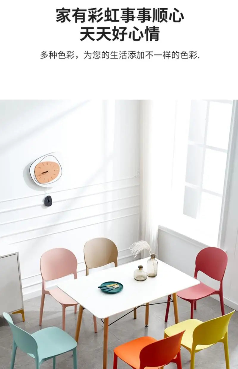 Foldable Nordic Dining Chair