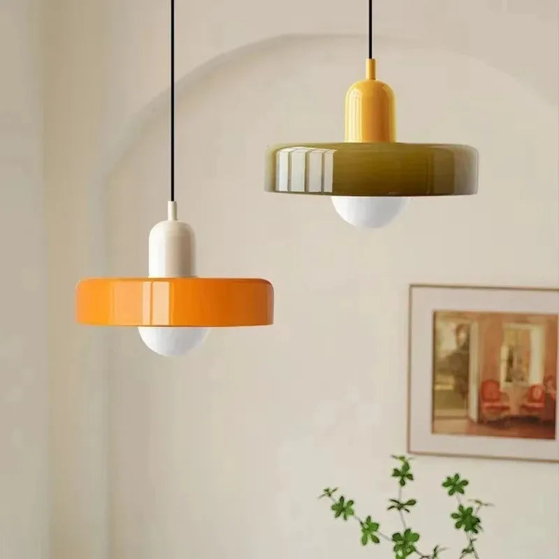 Nordic Retro Glass Pendant Lamp