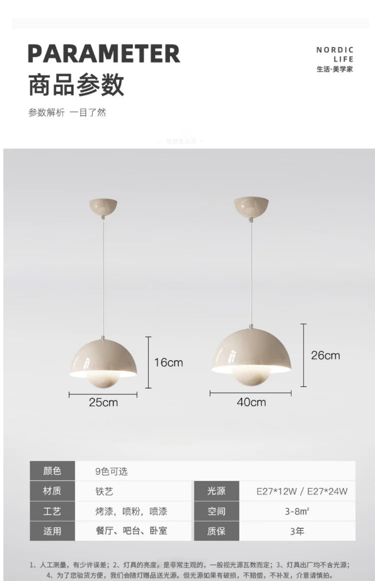Nordic LED Color Chandelier