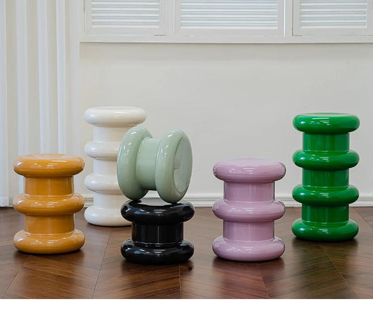 Nordic Minimalist Low Stool