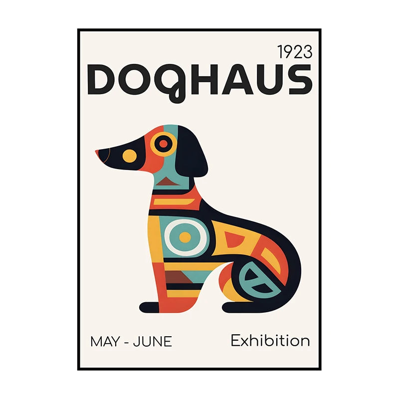 Bauhaus Chair Abstract Poster