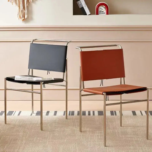 Italian Leather Dining Chair