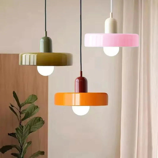 Nordic Retro Glass Pendant Lamp