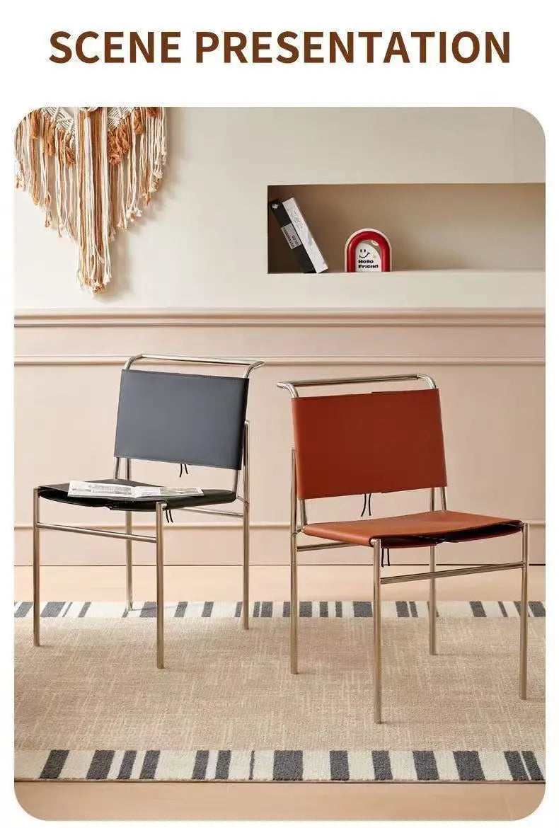 Italian Leather Dining Chair