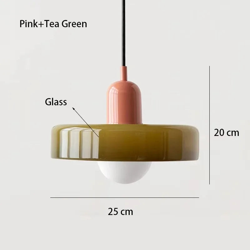 Nordic Retro Glass Pendant Lamp