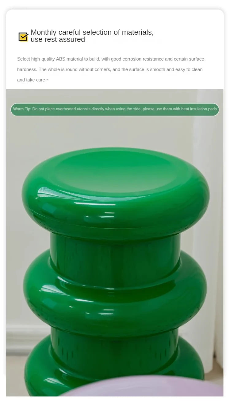 Nordic Minimalist Low Stool