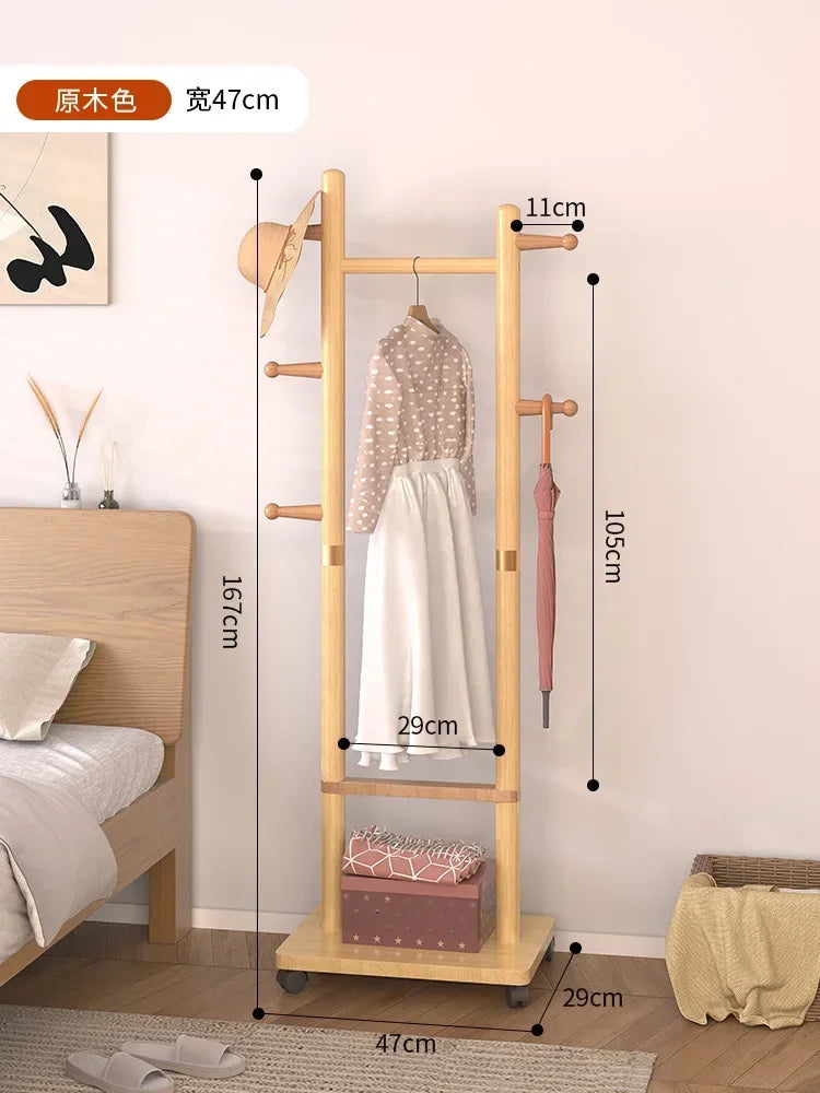Nordic Wooden Coat Stand