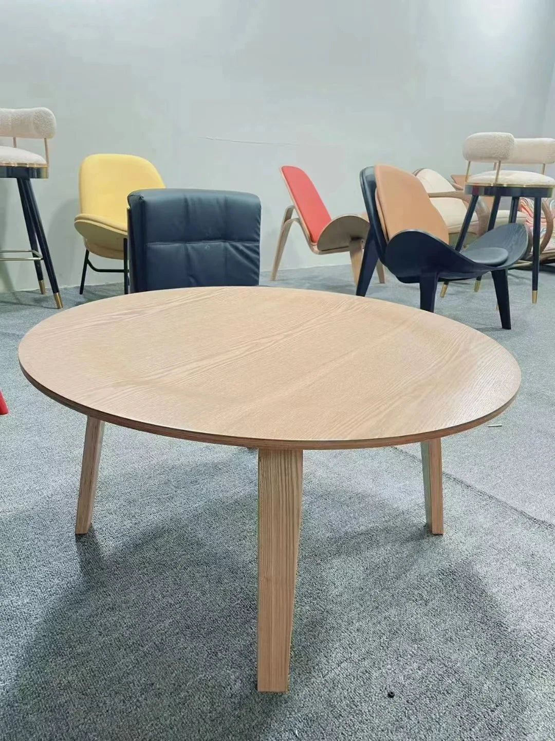 Ash Eames Curved Coffee Table