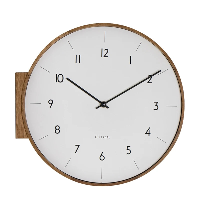 Japanese-Style Double-Sided Wall Clock