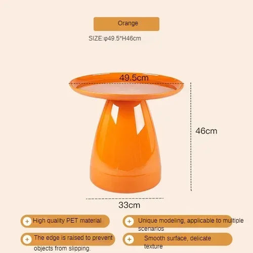 Nordic Round Bedside Table