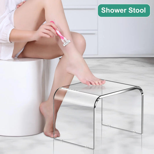 Nordic simple acrylic anti-skid footstool, acrylic stool, acrylic small footstool, transparent