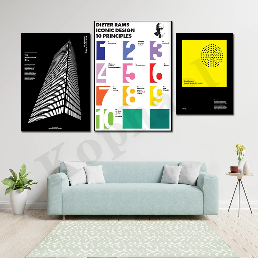 Bauhaus Principles Wall Art
