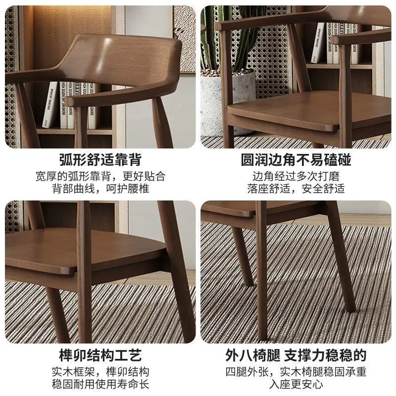 Nordic Solid Wood Hiroshima Chair