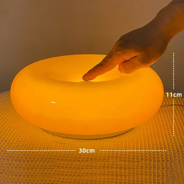 Orange Donut Wall Lamp