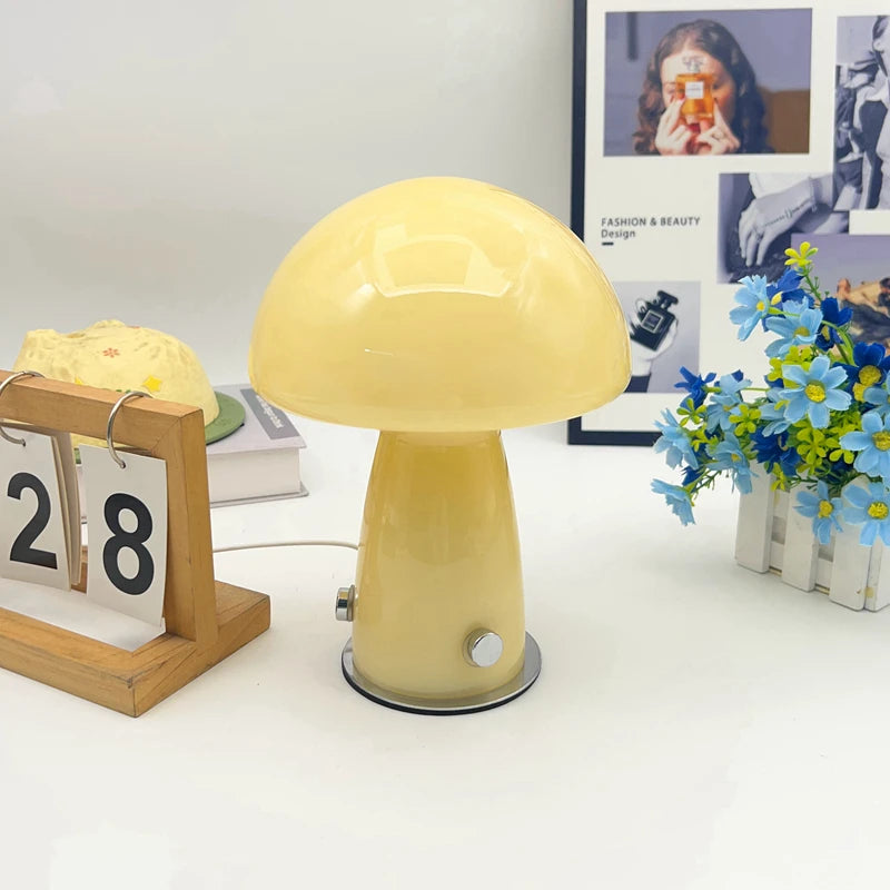 Glass Mushroom Lamp