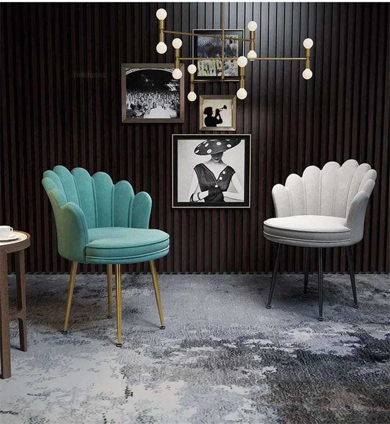 Nordic Fabric Backrest Chair