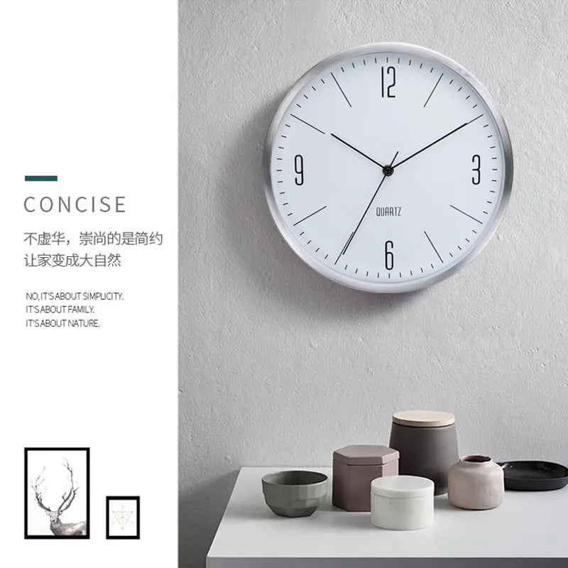 12-Inch Nordic Wall Clock